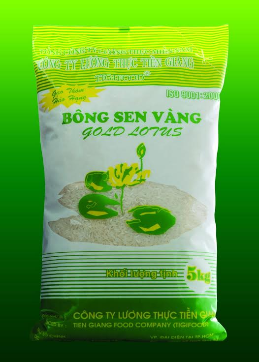 Gạo Bông Sen Vàng - Gạo Tigifood - Công Ty Lương Thực Tiền Giang